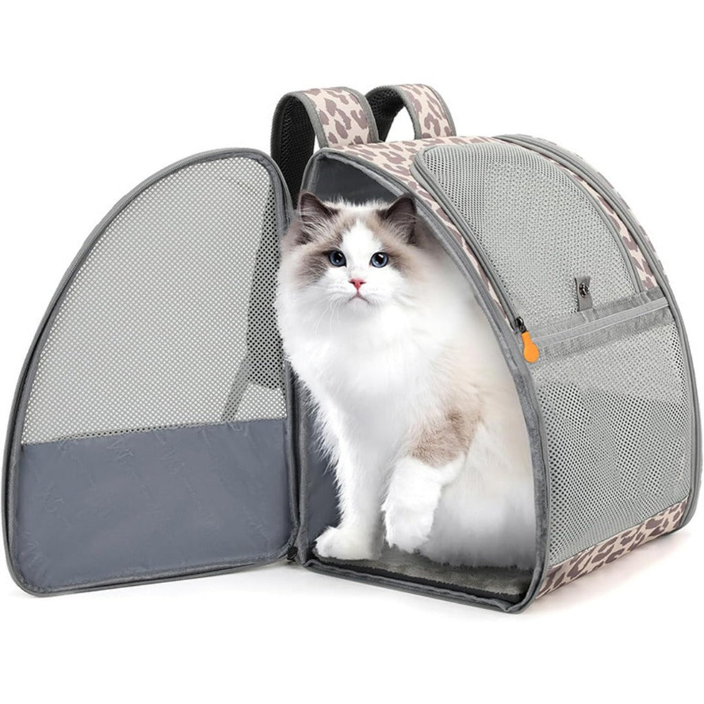 Pet Backpack  with Breathable Mesh for Hiking, Perfect Cat Backpack for Everyday Adventures
