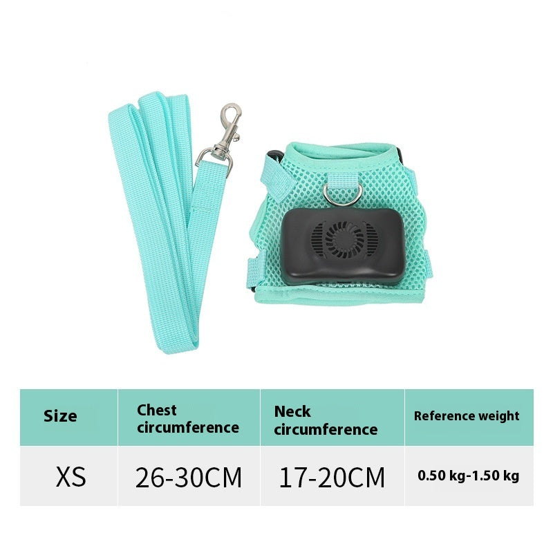Pets Dog Vest Chest Strap Harness Air Conditioner Cooling And Breathable