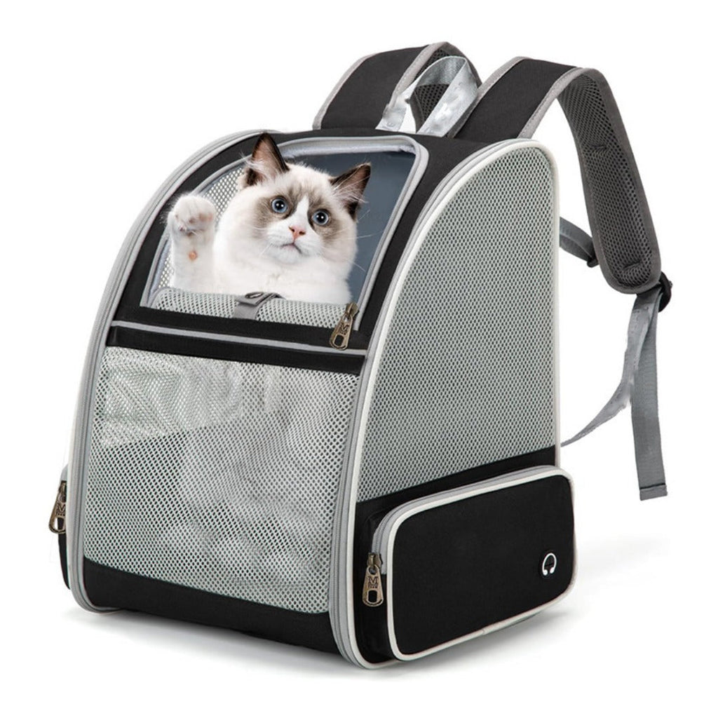 Pet Backpack  with Breathable Mesh for Hiking, Perfect Cat Backpack for Everyday Adventures