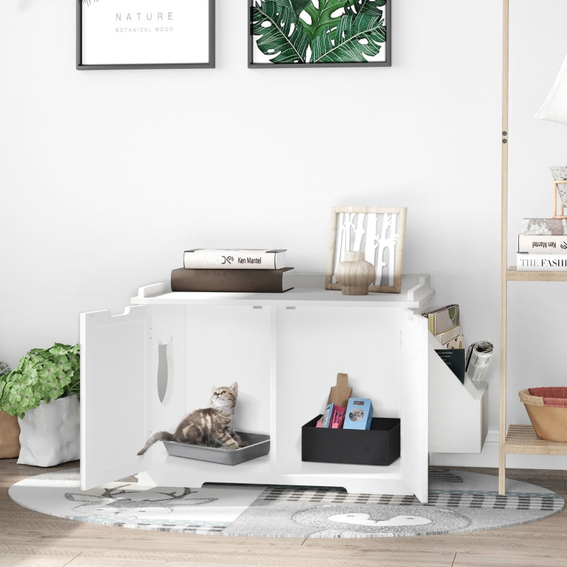Cat Litter Box End Table Enclosure