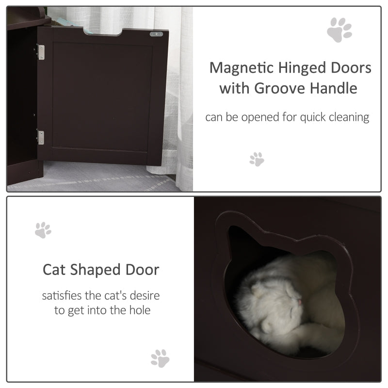 Cat Litter Box End Table Enclosure