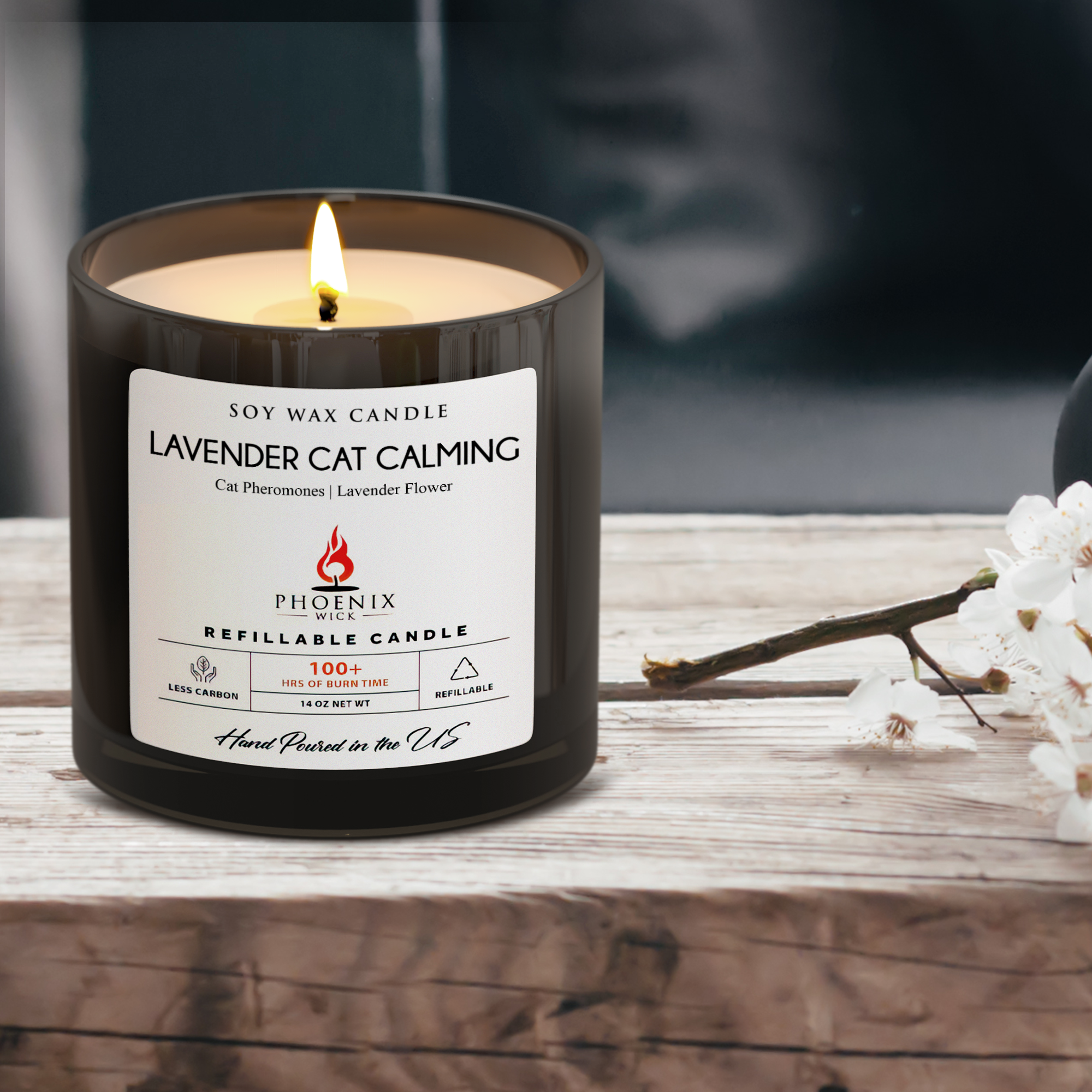 Cat Calming - 14oz Filled Candle