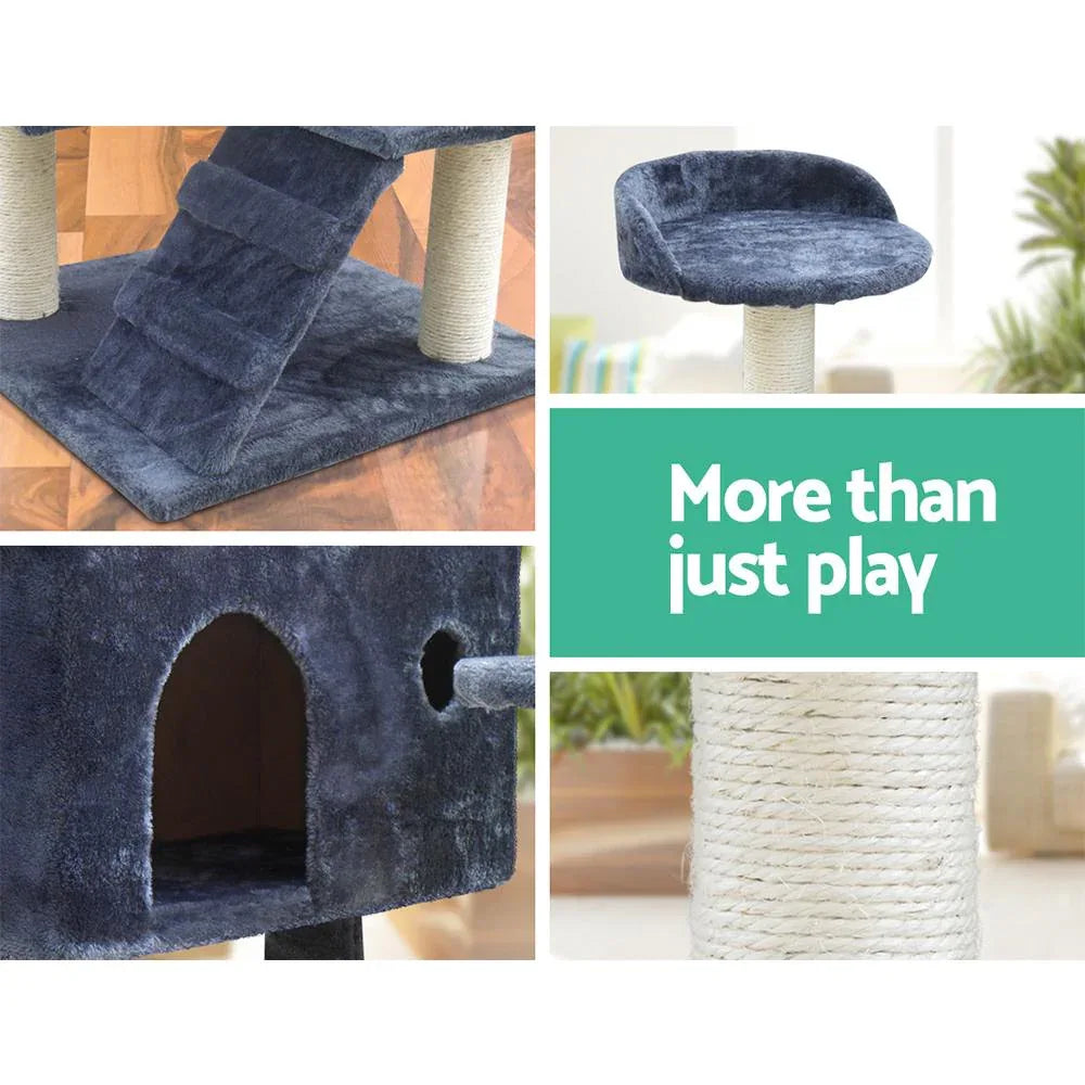 Pet Cat Tree 134cm Trees Scratching Post Scratcher Tower Condo House
