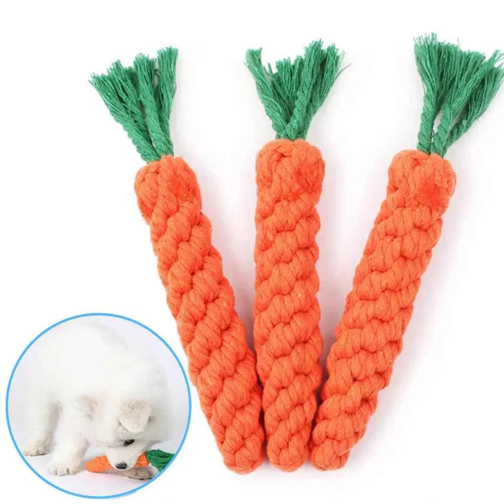 Dog Dental Health Carrot Chew Toy