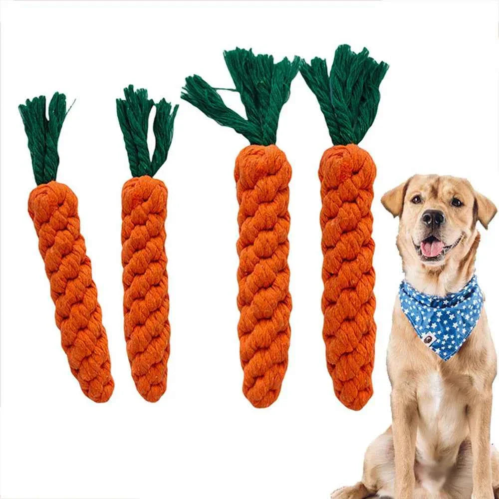 Dog Dental Health Carrot Chew Toy