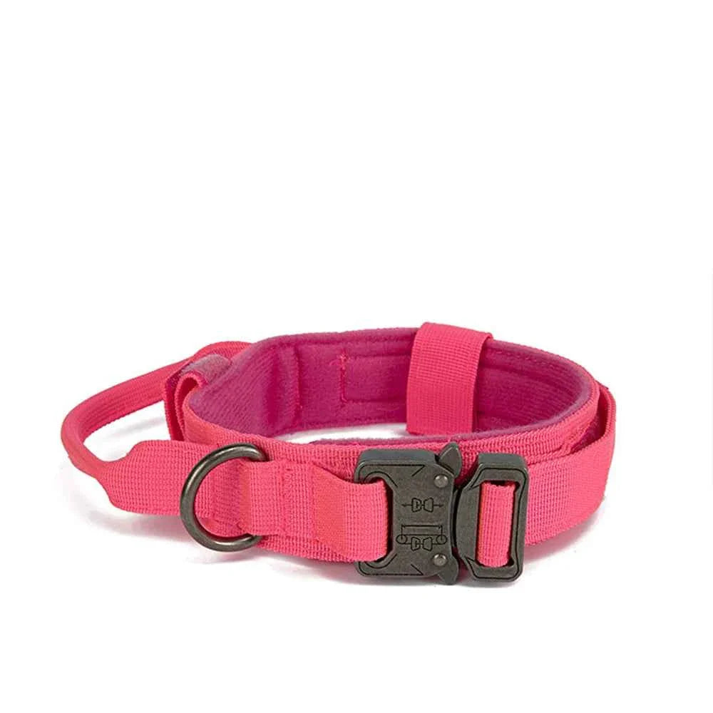 Durable Nylon Dog Collar With Reflective Leash Set