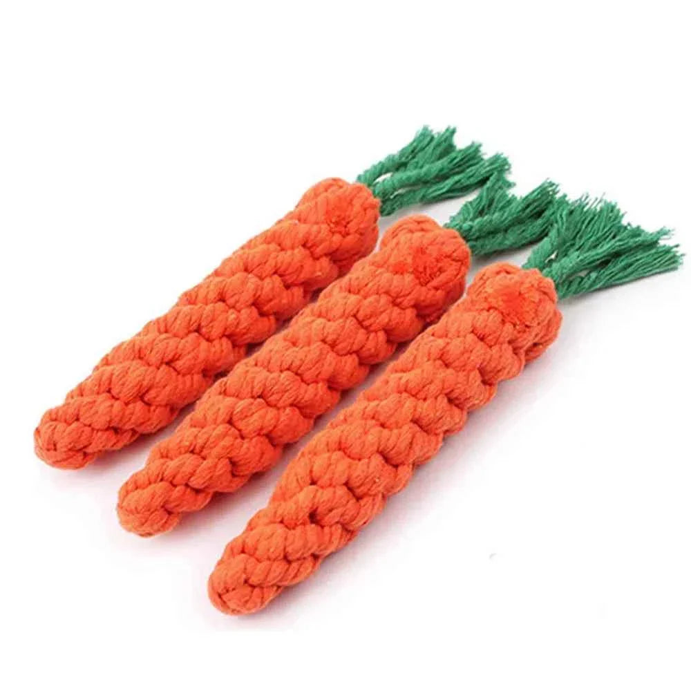 Dog Dental Health Carrot Chew Toy
