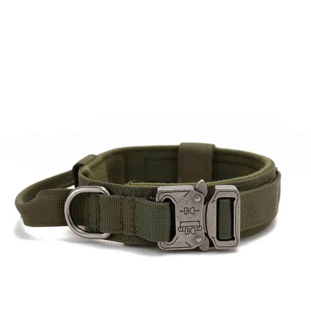 Durable Nylon Dog Collar With Reflective Leash Set