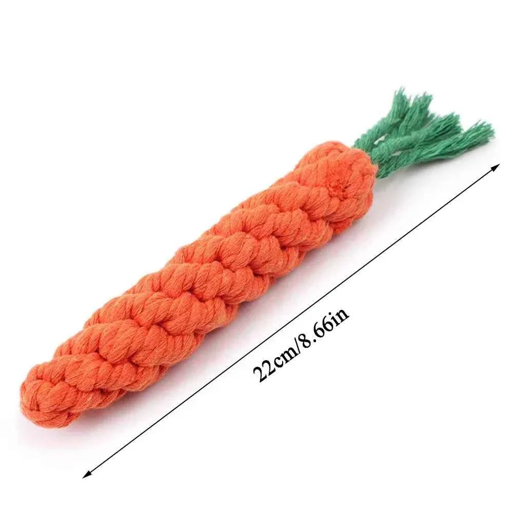 Dog Dental Health Carrot Chew Toy