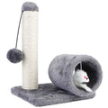 Cat Sisal Scratch Post Toy With Tunnel