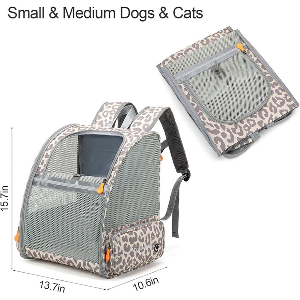 Pet Backpack  with Breathable Mesh for Hiking, Perfect Cat Backpack for Everyday Adventures
