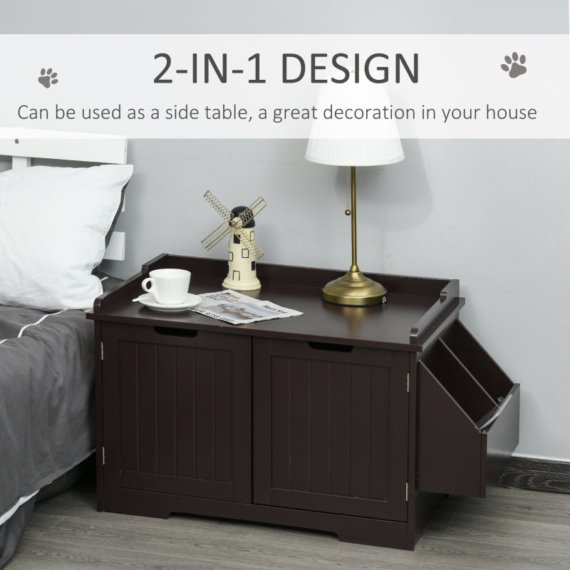 Cat Litter Box End Table Enclosure