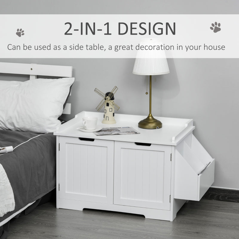 Cat Litter Box End Table Enclosure