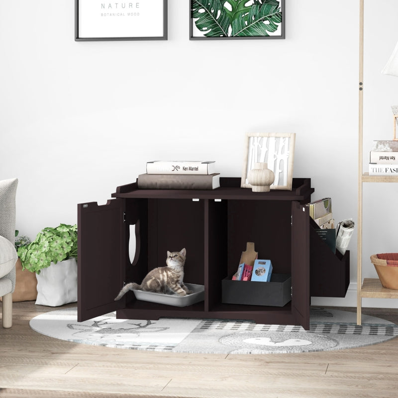 Cat Litter Box End Table Enclosure