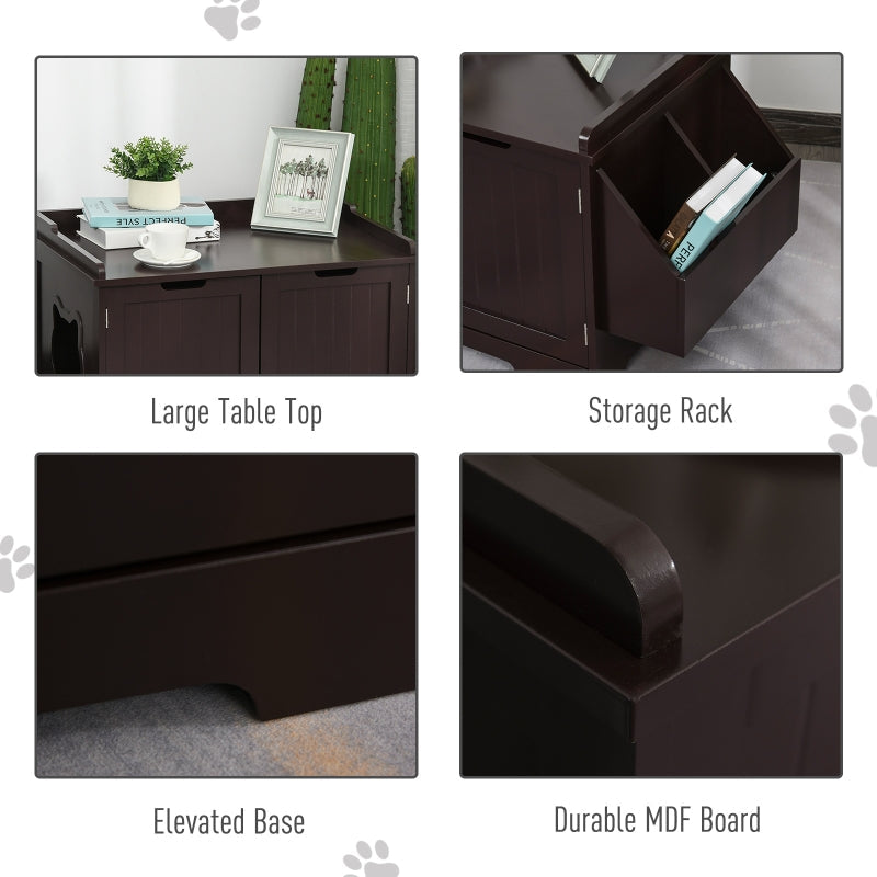 Cat Litter Box End Table Enclosure