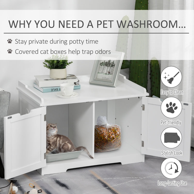 Cat Litter Box End Table Enclosure