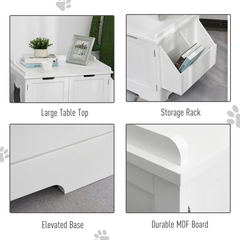 Cat Litter Box End Table Enclosure